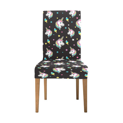 Unicorn Print Design LKS302 Dining Chair Slipcover