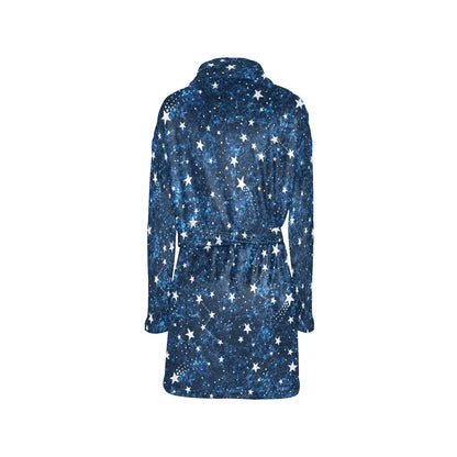 Cosmic Pattern Print Design 05 Women's Fleece Robe