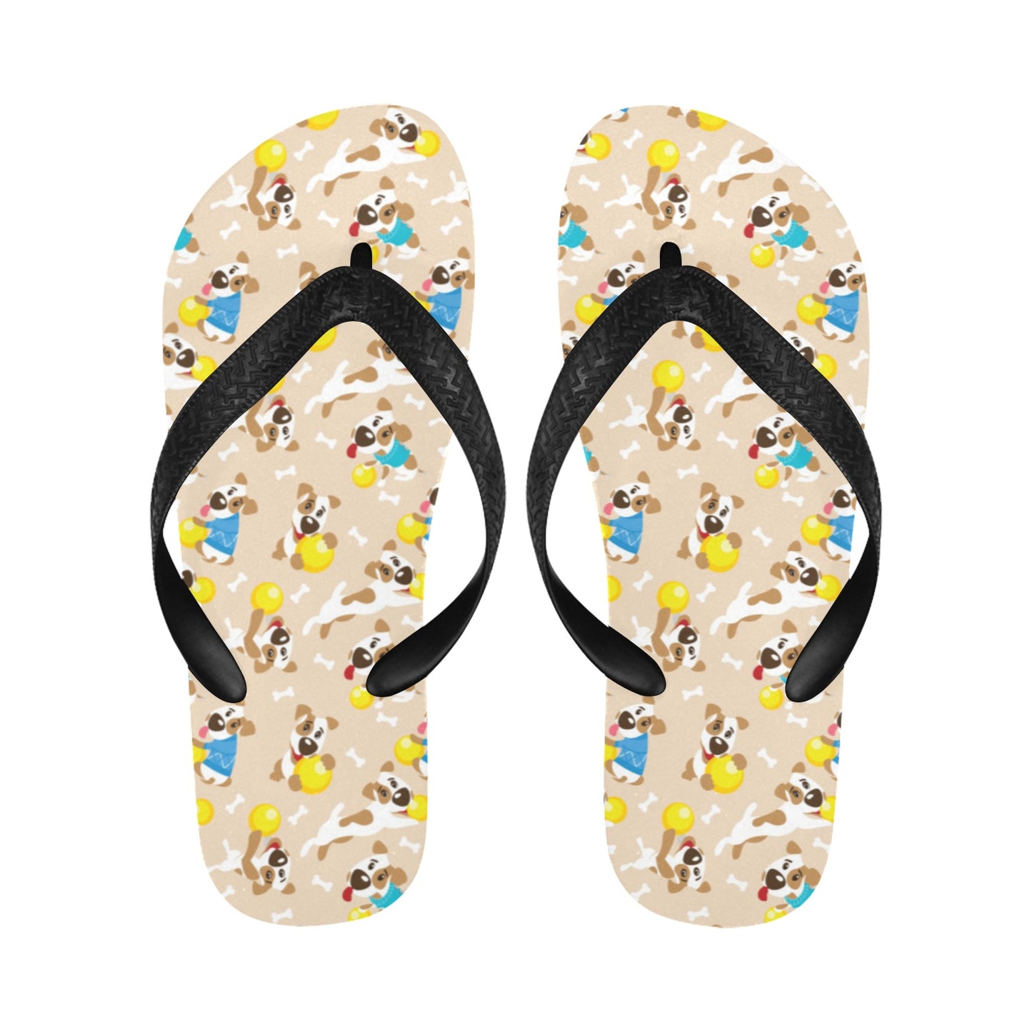 Russell Terriers Cute Print Design LKS304 Flip Flops