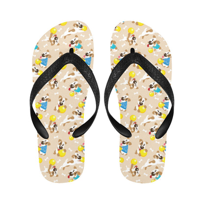 Russell Terriers Cute Print Design LKS304 Flip Flops