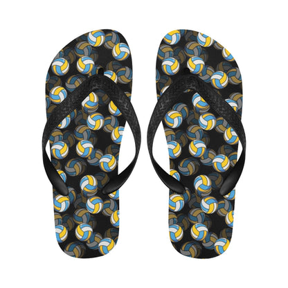 Volleyball Print Design LKS302 Flip Flops