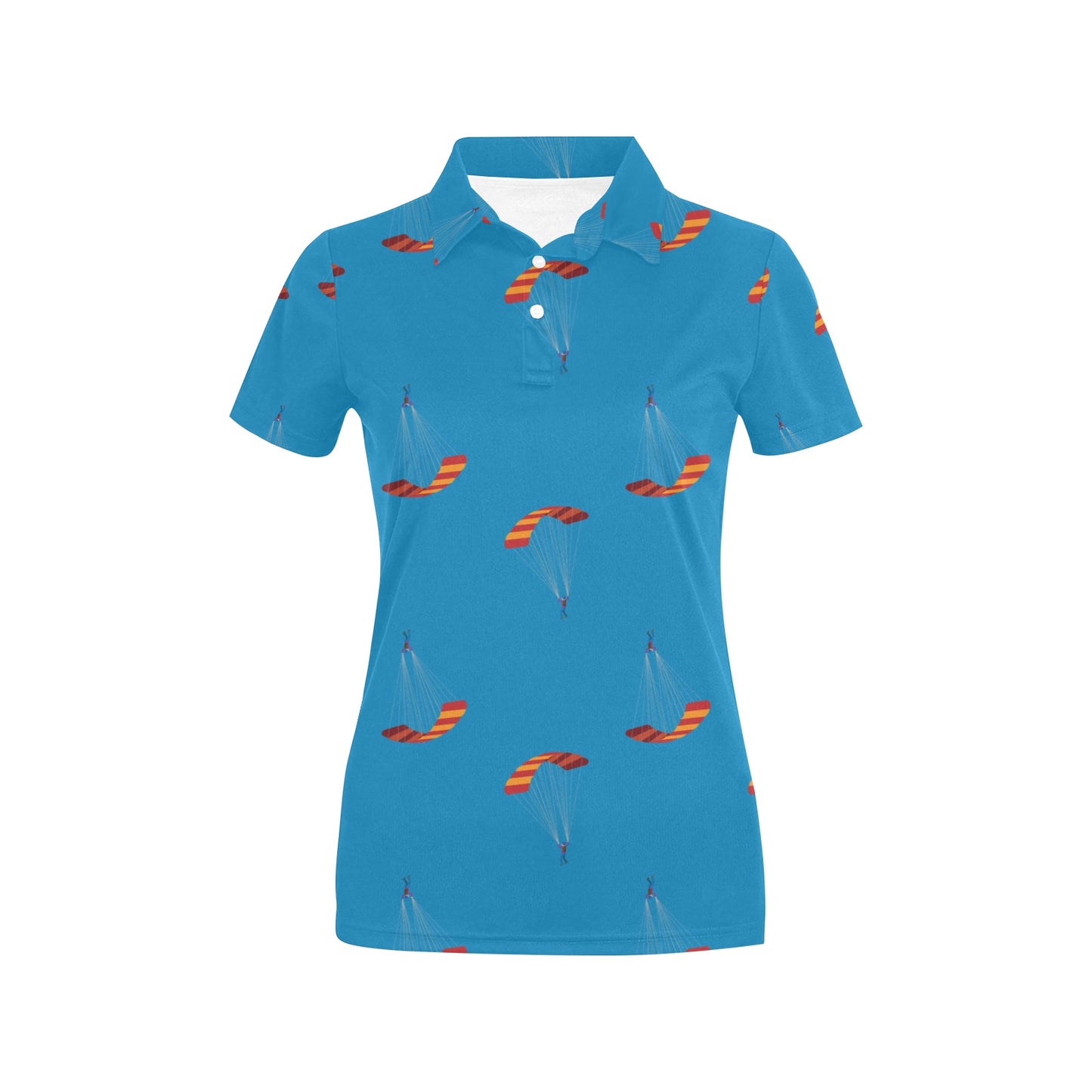 Paratrooper Pattern Print Design A01 Women's Polo Shirt
