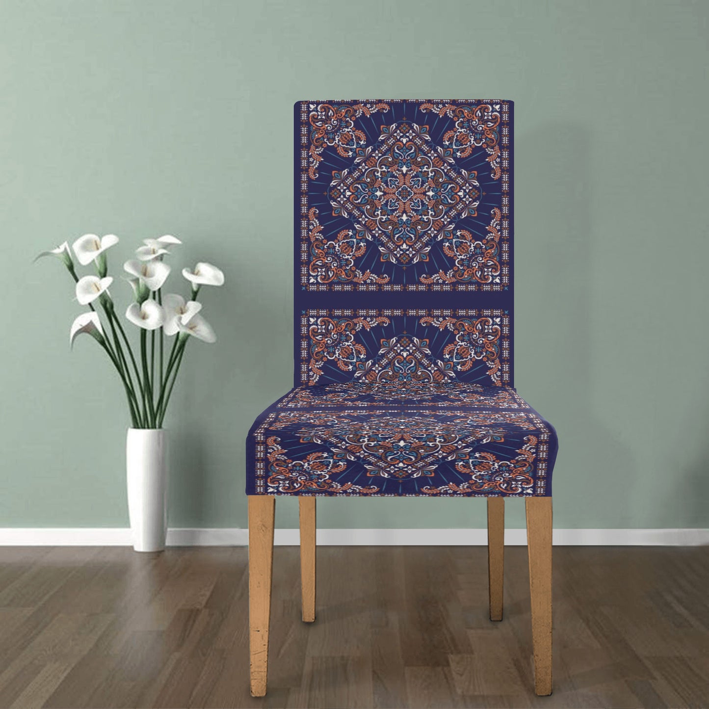 Bandana Print Design LKS3012 Dining Chair Slipcover