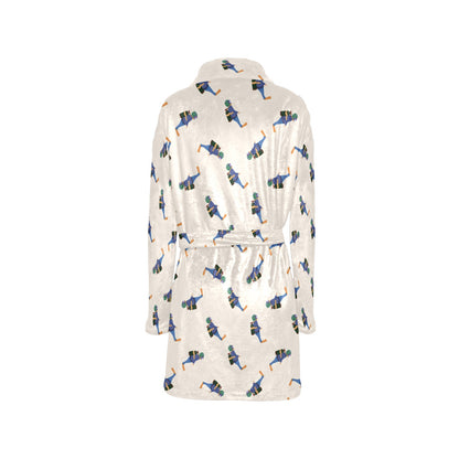 Scuba Driver Print Design LKS301 Women's Fleece Robe
