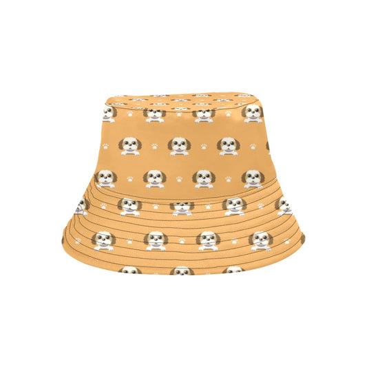 Shih Tzu Print Design LKS303 Unisex Bucket Hat