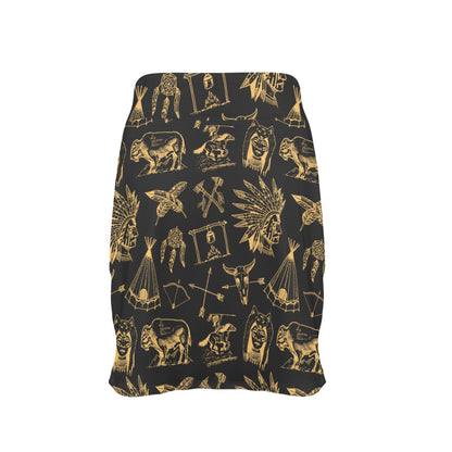 American indian Gold Style 17" Golf & Pickleball Skort with Pockets