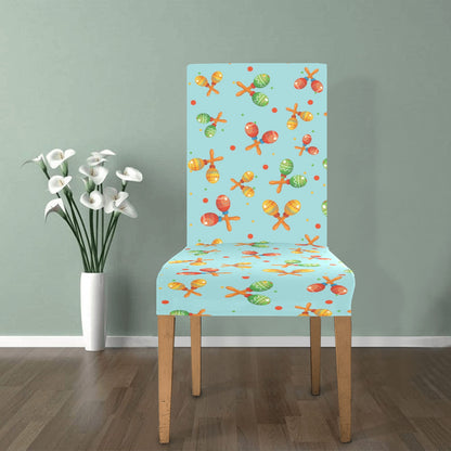 Maracas Print Design LKS402 Dining Chair Slipcover