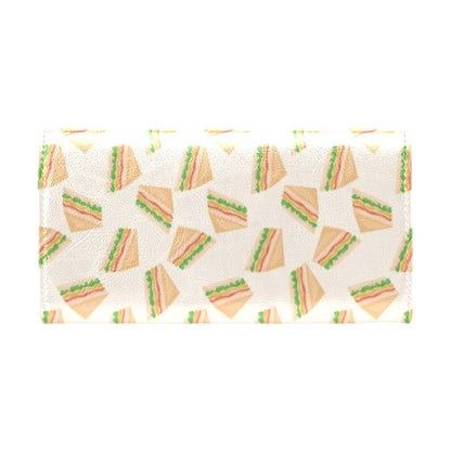 Sandwich Print Design LKS301 Women's Trifold Wallet