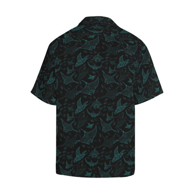 Manta Ray Print Design LKS402 Men's Men's Hawaiian Shirt