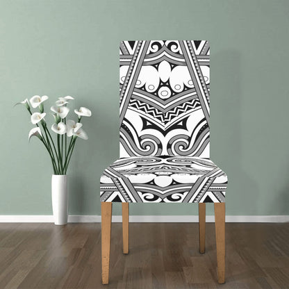 Samoan Pattern Print Design LKS302 Dining Chair Slipcover