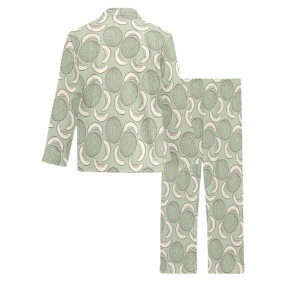 Cantaloupe Pattern Print Design 01 Men's Long Pajama Set