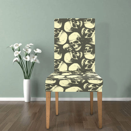 Skull Print Design LKS302 Dining Chair Slipcover