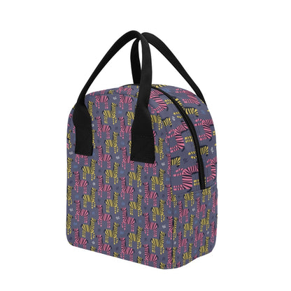 Zebra Print Design LKS303 Insulated Lunch Bag
