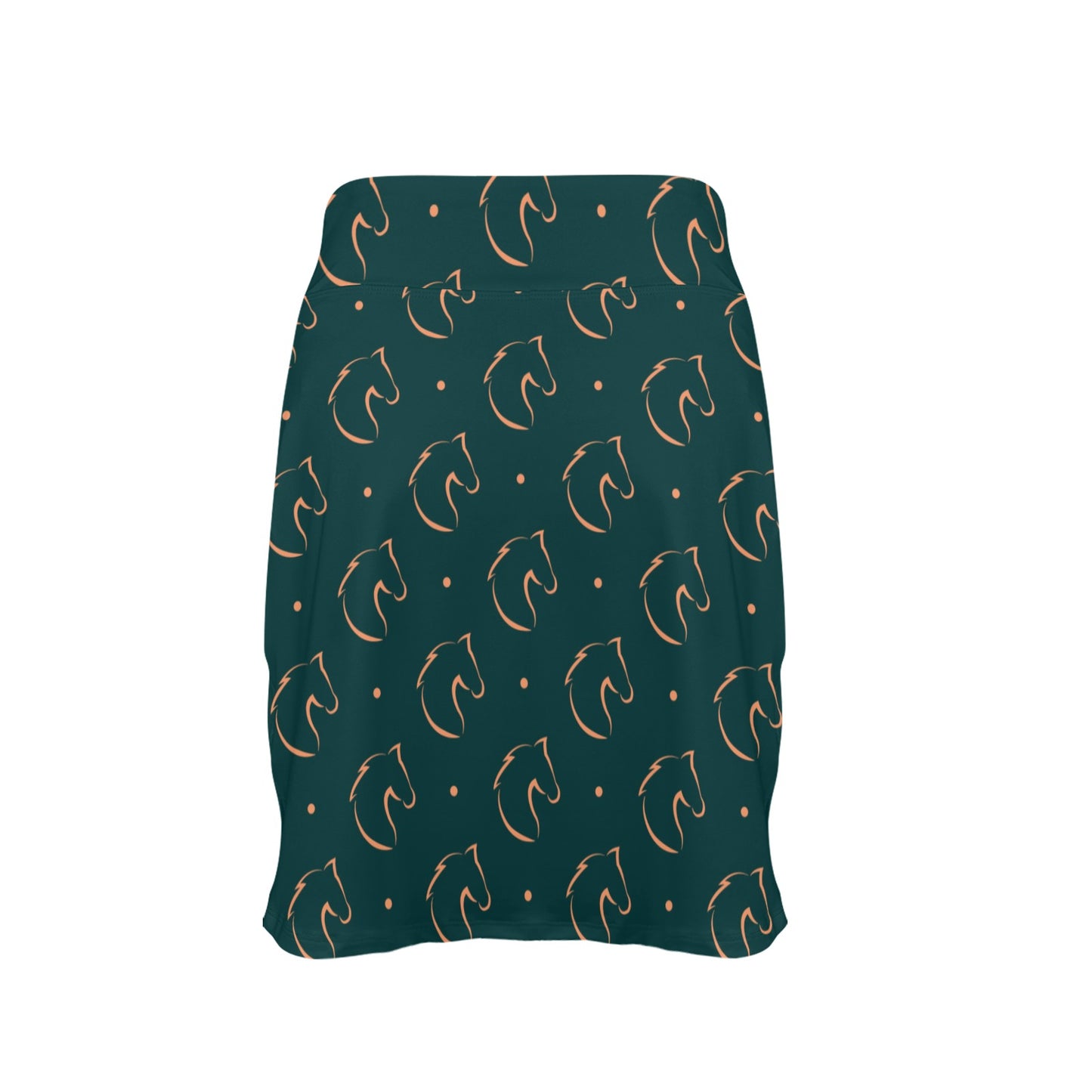 Horse Head Print Design LKS302 17" Golf & Pickleball Skort with Pockets
