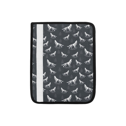 Wolf Print Design LKS303 Car Seat Belt Cover