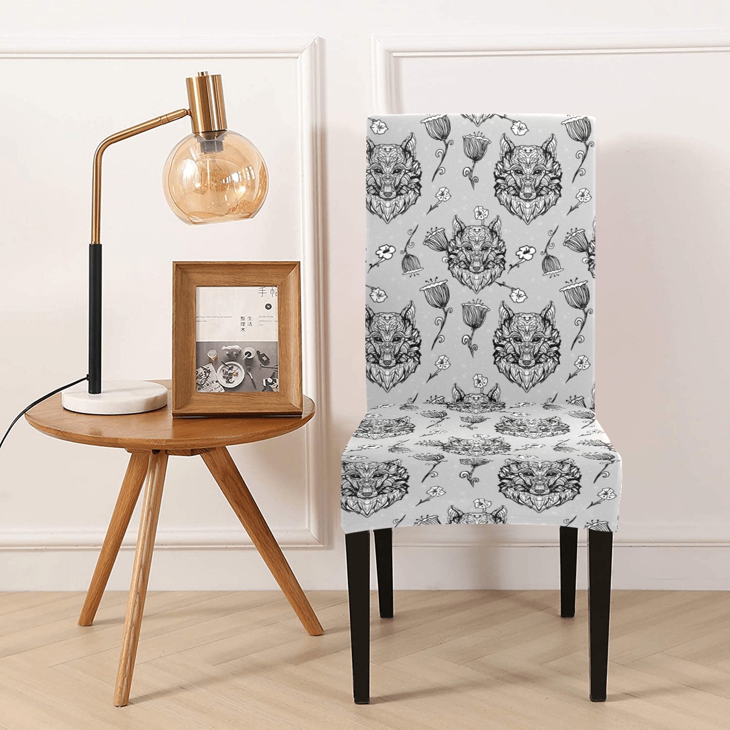 Tribal Pattern Print Design LKS306 Dining Chair Slipcover