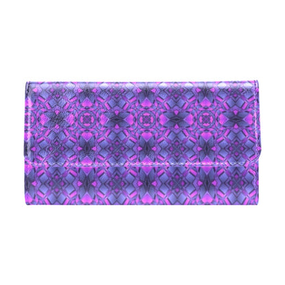 kaleidoscope Pattern Print Design Women's Trifold Wallet