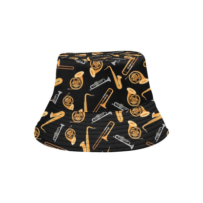 Saxophone Print Design LKS403 Unisex Bucket Hat