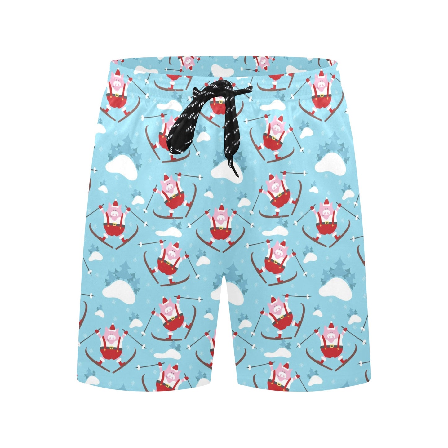 Ski Print Design LKS309 Men's Swim Trunks Beach Shorts