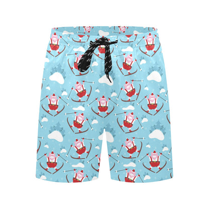 Ski Print Design LKS309 Men's Swim Trunks Beach Shorts