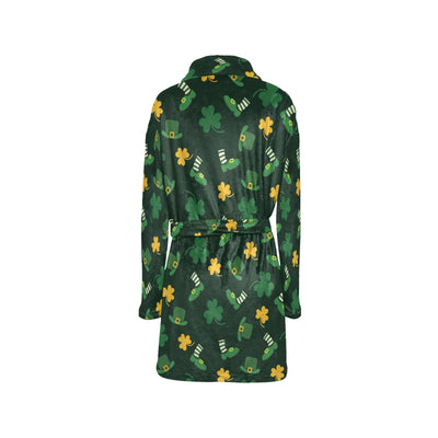 St Patricks Day Print Design LKS306 Women's Fleece Robe