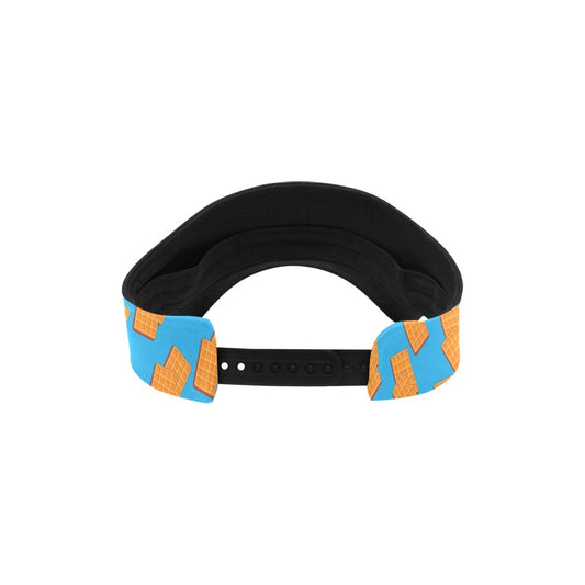 Waffle Print Design LKS304 Unisex Sun Visor