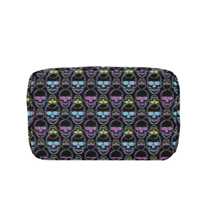 Skull 3D Colorful Print Design LKS309 Insulated Lunch Bag