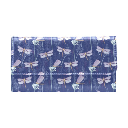 Dragonfly Print Design LKS401 Women's Trifold Wallet