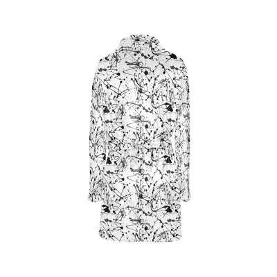 Splatter Print Design LKS305 Women's Fleece Robe