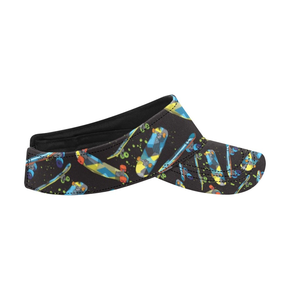 Skateboard Print Design LKS305 Unisex Sun Visor