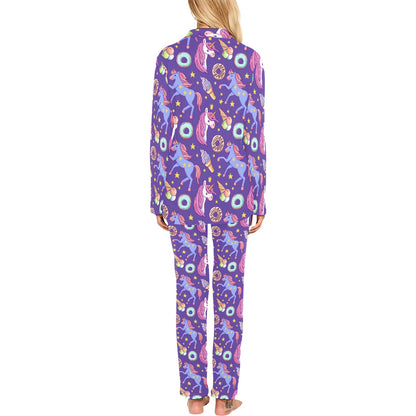 Unicorn Sweety Women's Long Pajama Set
