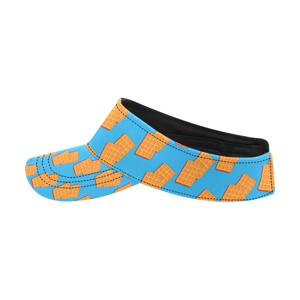 Waffle Print Design LKS304 Unisex Sun Visor