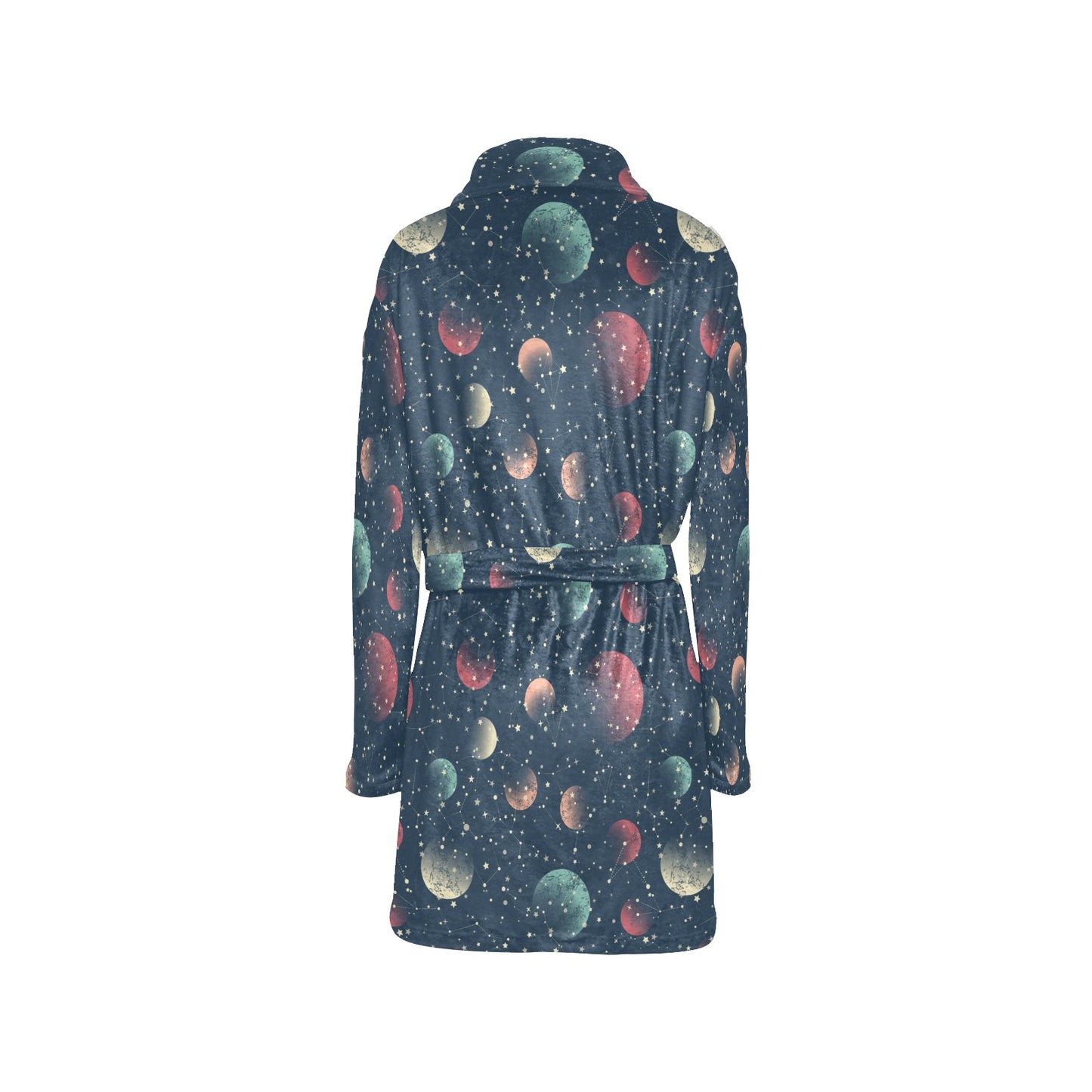 Cosmic Pattern Print Design 04 Women's Fleece Robe