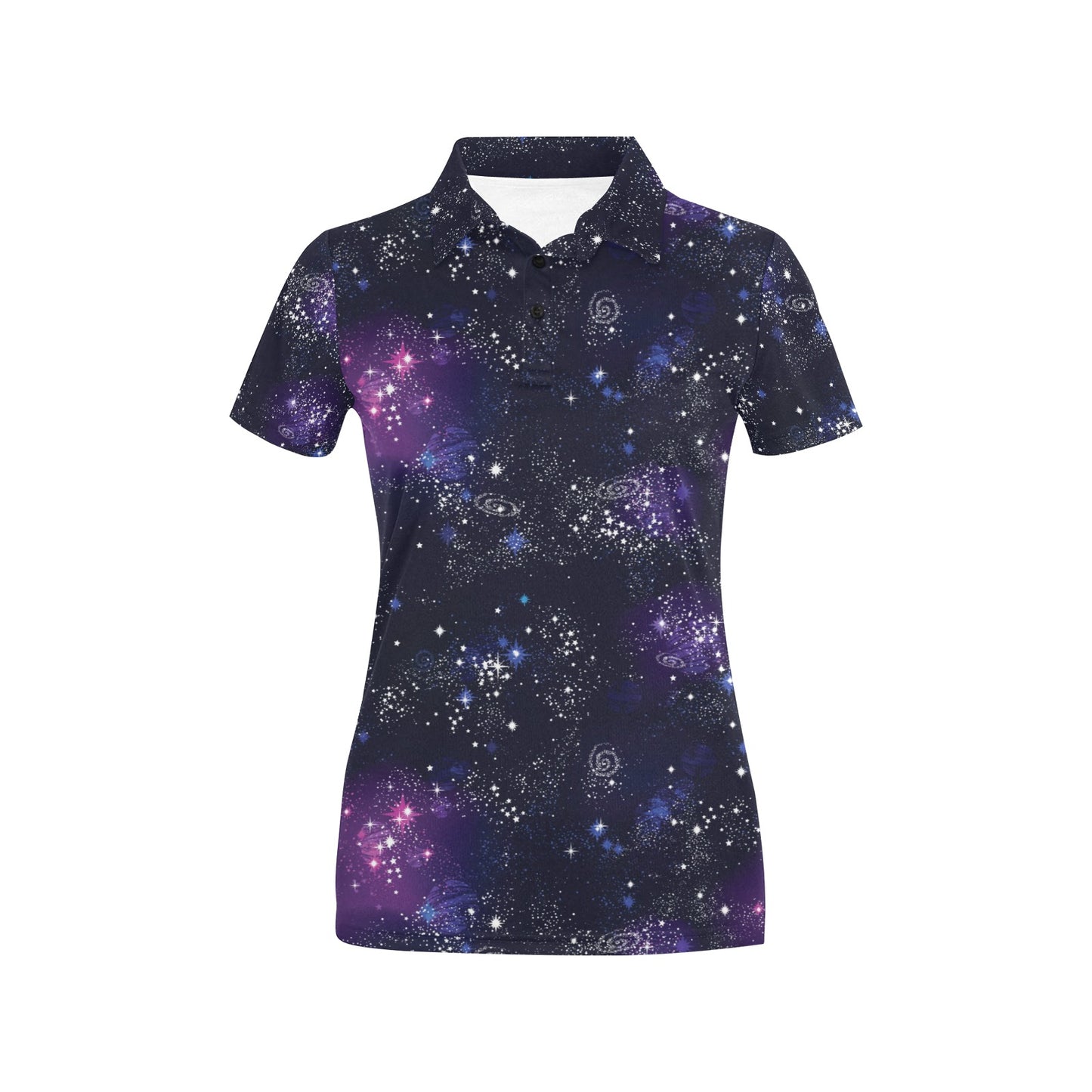 Cosmic Pattern Print Design 03 Women's Polo Shirt