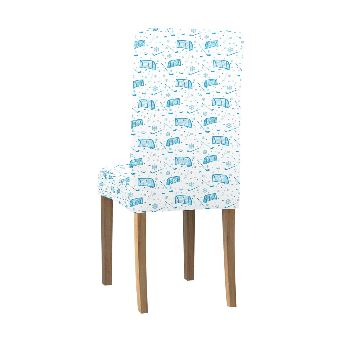 Hockey Print Design LKS303 Dining Chair Slipcover