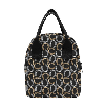 Horseshoe Print Design LKS305 Insulated Lunch Bag