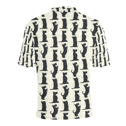 Scottish Terriers Print Design LKS309 Men Polo Shirt