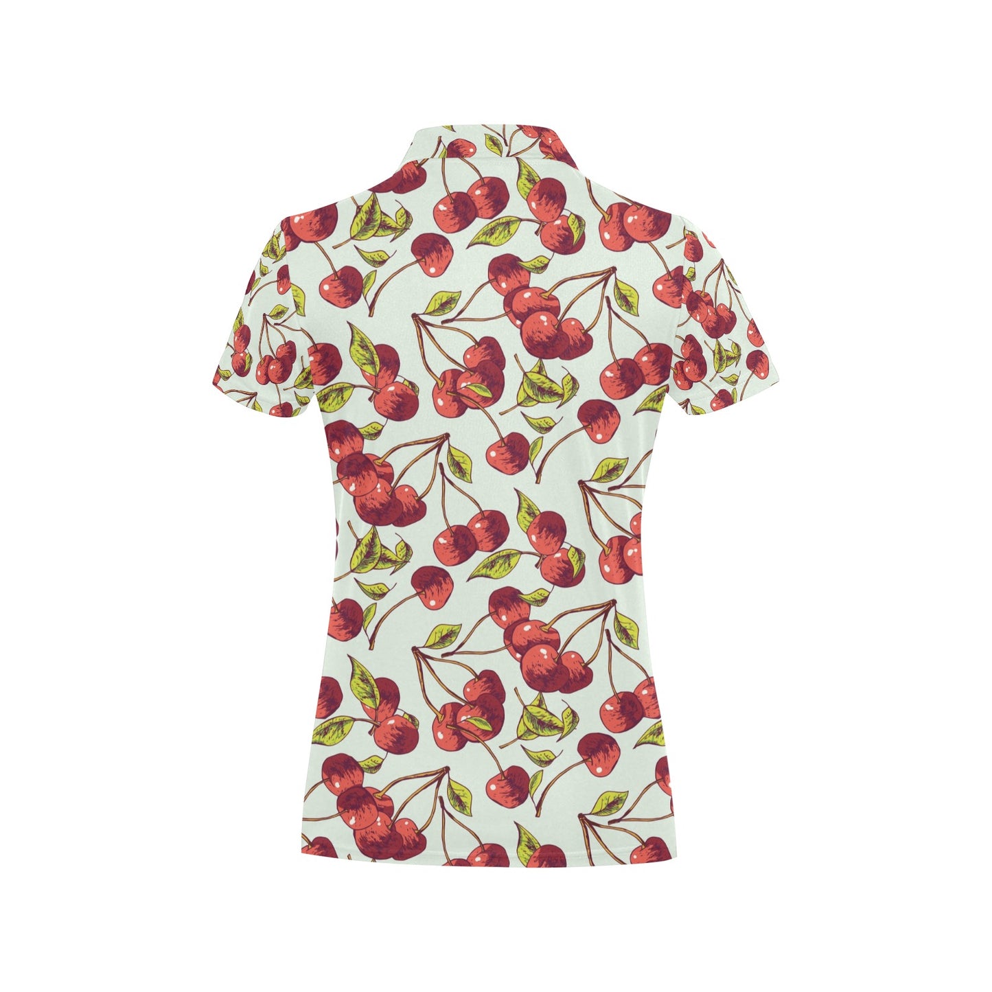 Cherry Hand Draw Women's Polo Shirt