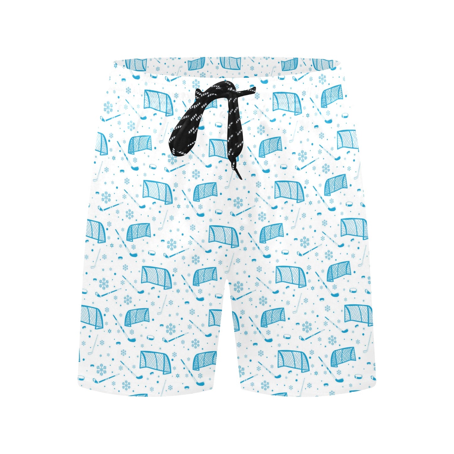 Hockey Print Design LKS303 Men's Swim Trunks Beach Shorts