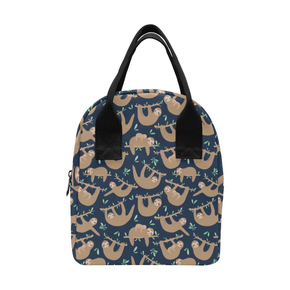 Sloth Print Design LKS307 Insulated Lunch Bag
