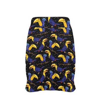 Toucan Print Design LKS307 17" Golf & Pickleball Skort with Pockets