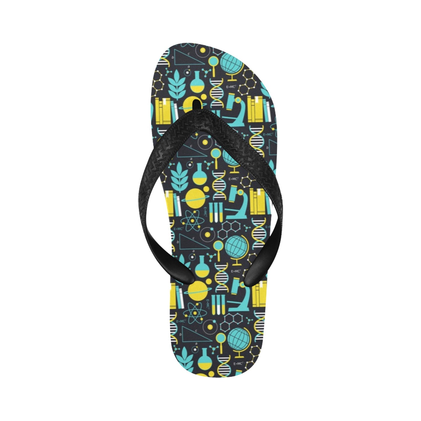 Science Print Design LKS301 Flip Flops