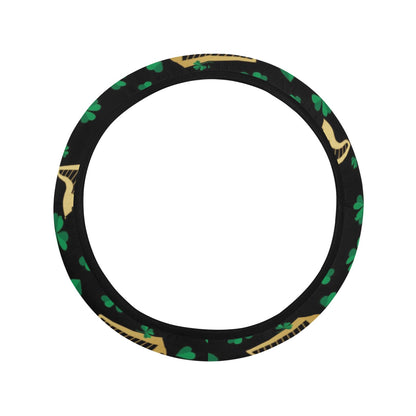 Harp Print Design LKS402 Steering Wheel Cover with Elastic Edge