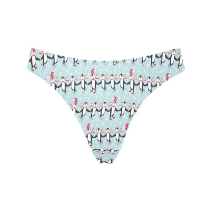 Penguin Sking Design Women's Thongs