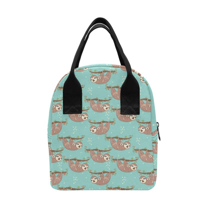 Sloth Print Design LKS302 Insulated Lunch Bag