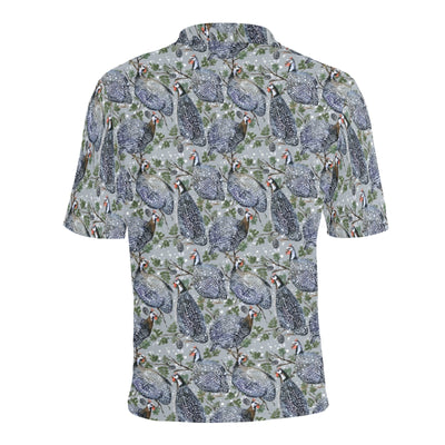 Guinea Fowl Print Design LKS402 Men Polo Shirt