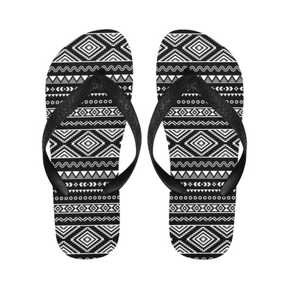 Tribal Pattern Print Design LKS301 Flip Flops