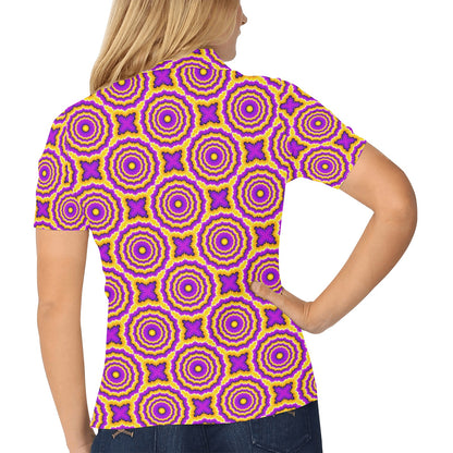 Optical illusion Expansion Women's Polo Shirt