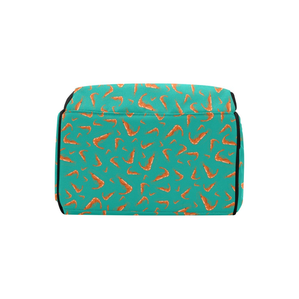 Shrimp Print Design LKS301 Diaper Bag Backpack