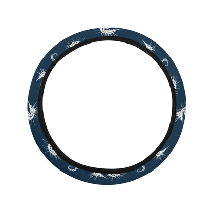 SeaHorse Print Design LKS402 Steering Wheel Cover with Elastic Edge